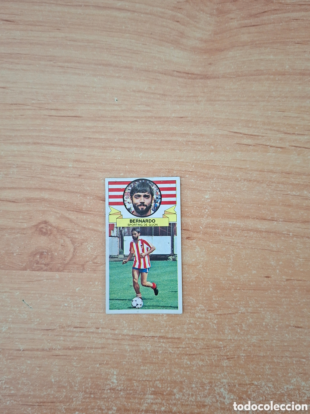 Cromos de f&uacute;tbol: Este 85 86 bernardo gijon baja 38fichaje despegado ver fotos