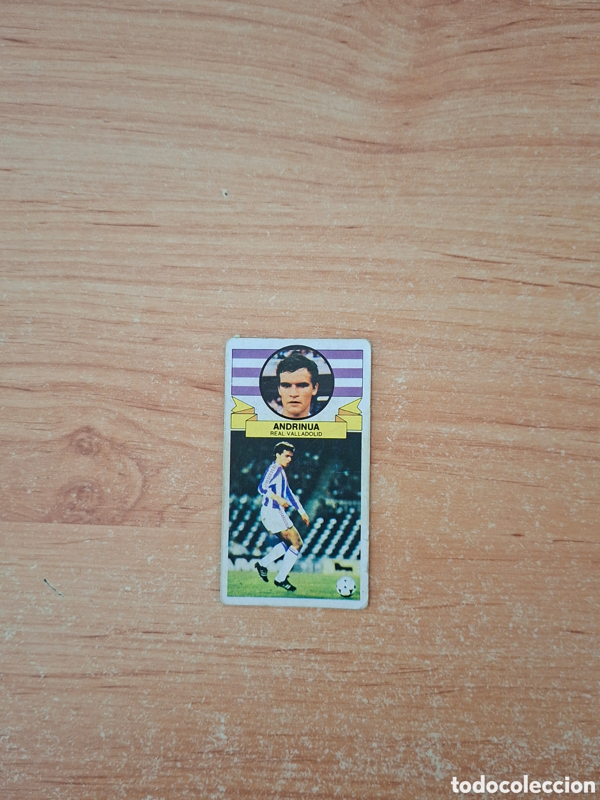 Fu&szlig;ball-Sticker: Este 85 86 andrinua Valladolid pintado 39 fichaje despegado ver fotos