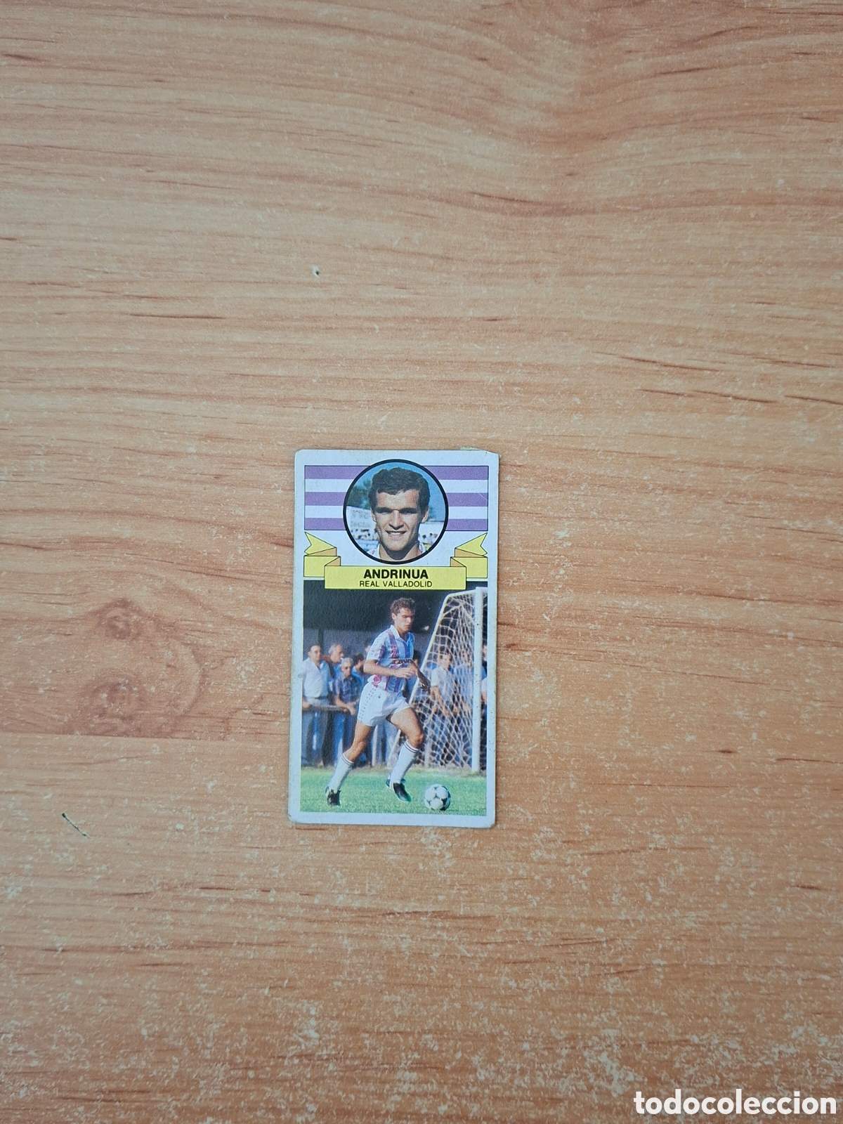 Fu&szlig;ball-Sticker: Este 85 86 andrinua Valladolid doble 39 fichaje despegado ver fotos