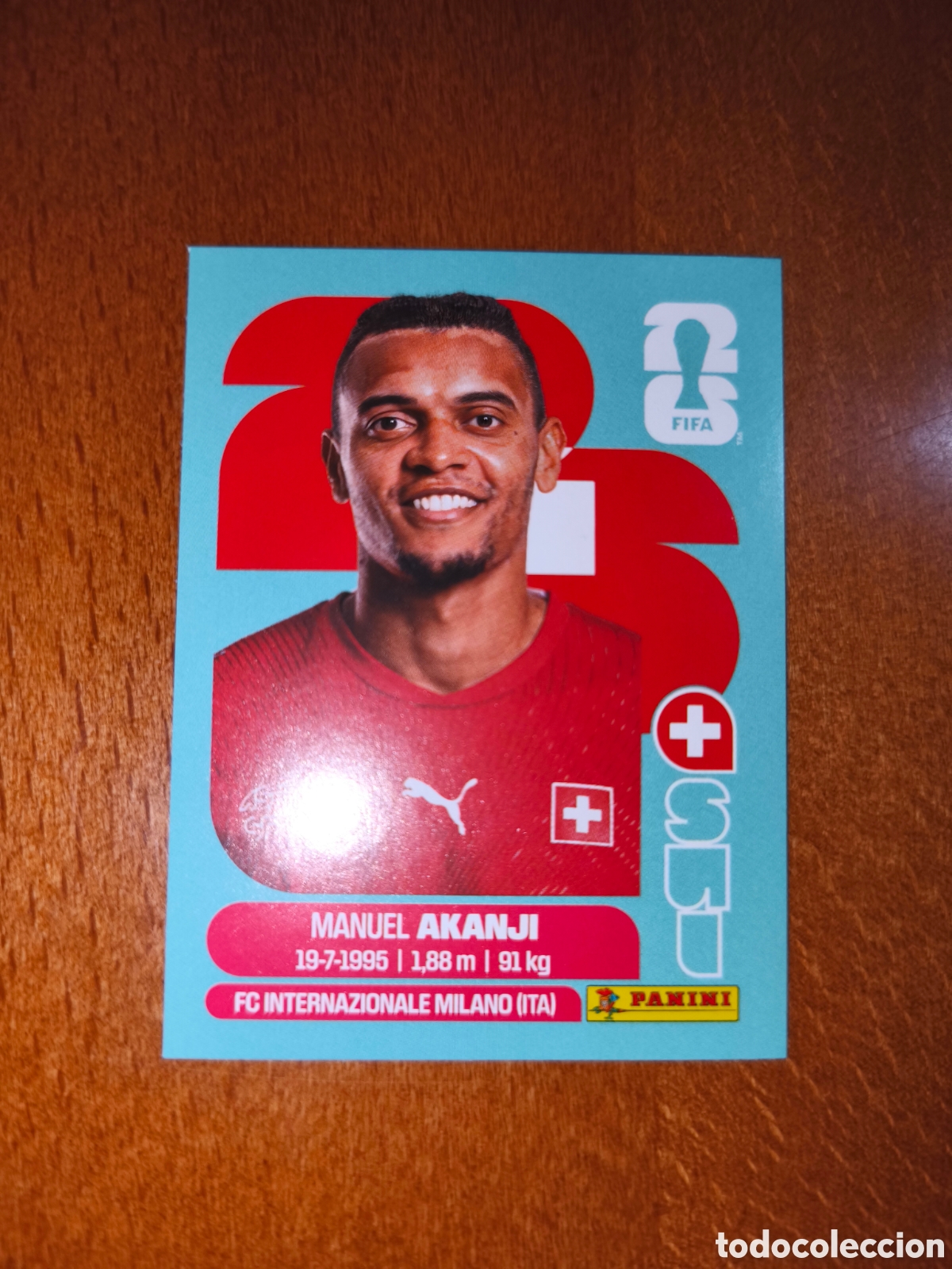 Cromos de f&uacute;tbol: SUI4 Manuel Akanji SUI 4 Fifa World Cup 2026 Suiza