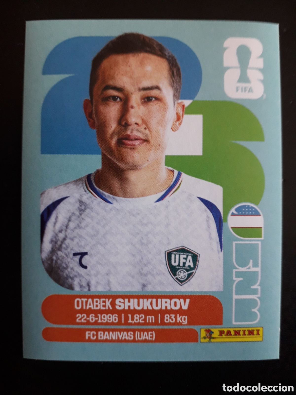 Cromos de f&uacute;tbol: SHUKUROV UZBEKISTAN UZB 11 MUNDIAL F&Uacute;TBOL 2026 FIFA WORLD CUP PANINI SIN PEGAR PEDIDO M&Iacute;NIMO 3&euro;