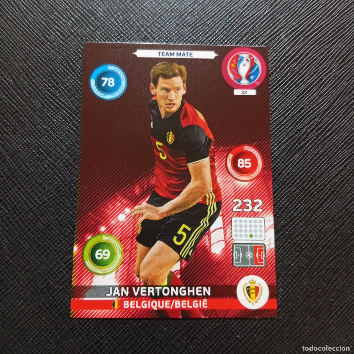 Cromos de f&uacute;tbol: 32 VERTONGHEN BELGICA PANINI ADRENALYN FRANCIA EURO 2016 FUTBOL EUROCOPA 16 - A148 PG14