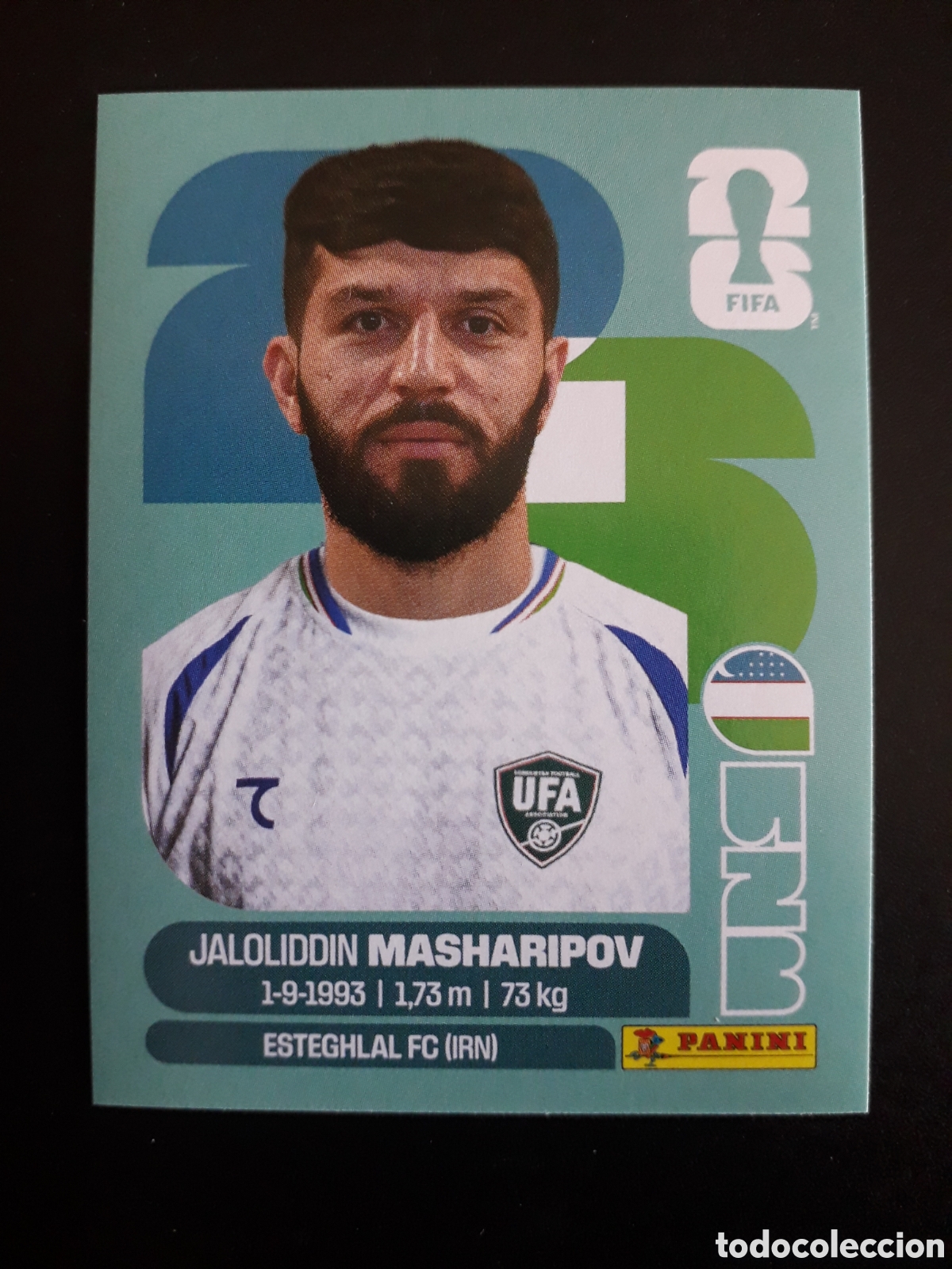 Cromos de f&uacute;tbol: MASHARIPOV UZBEKISTAN UZB 18 MUNDIAL F&Uacute;TBOL 2026 FIFA WORLD CUP PANINI SIN PEGAR PEDIDO M&Iacute;NIMO 3&euro;