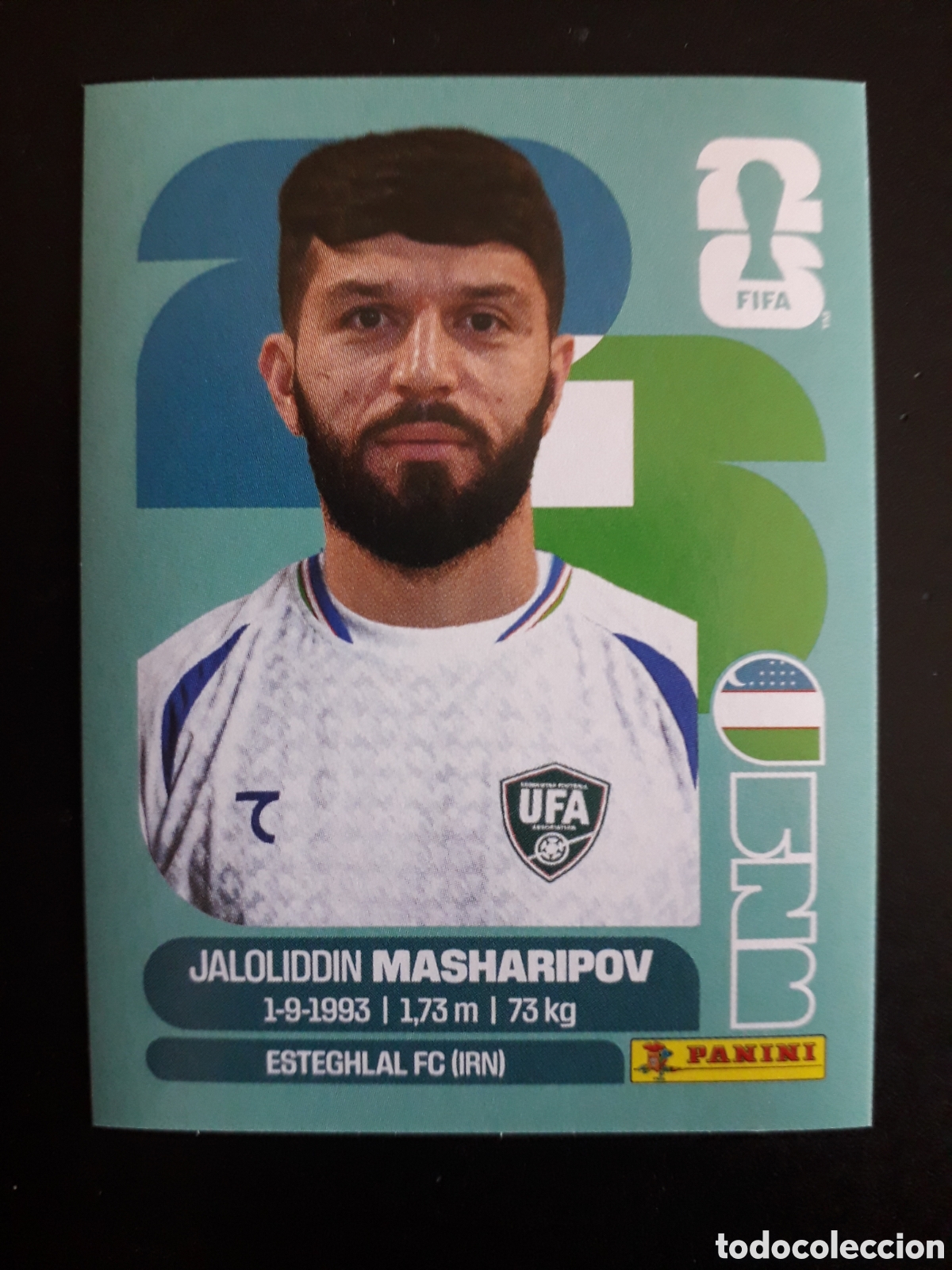 Cromos de f&uacute;tbol: MASHARIPOV UZBEKISTAN UZB 18 MUNDIAL F&Uacute;TBOL 2026 FIFA WORLD CUP PANINI SIN PEGAR PEDIDO M&Iacute;NIMO 3&euro;.