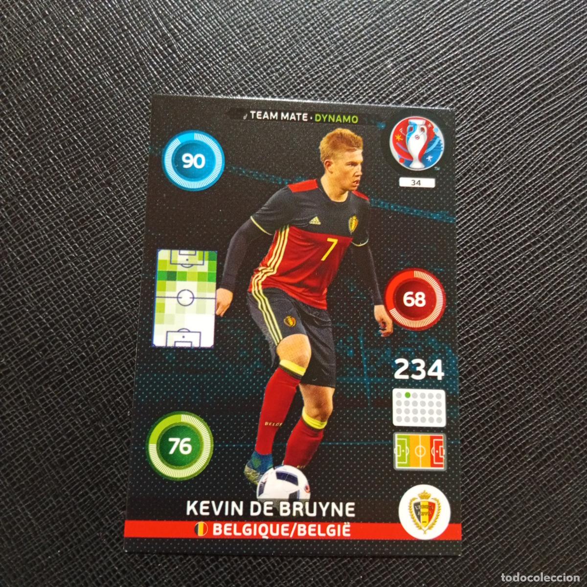Cromos de f&uacute;tbol: 34 DE BRUYNE BELGICA PANINI ADRENALYN FRANCIA EURO 2016 FUTBOL EUROCOPA 16 - A148 PG16
