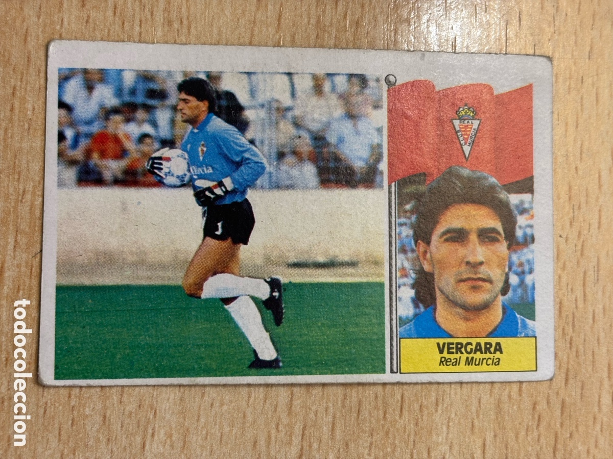 Football Stickers: Vergara Fichaje 35 Real Murcia Ediciones Este 86-87 1986-1987 sin pegar
