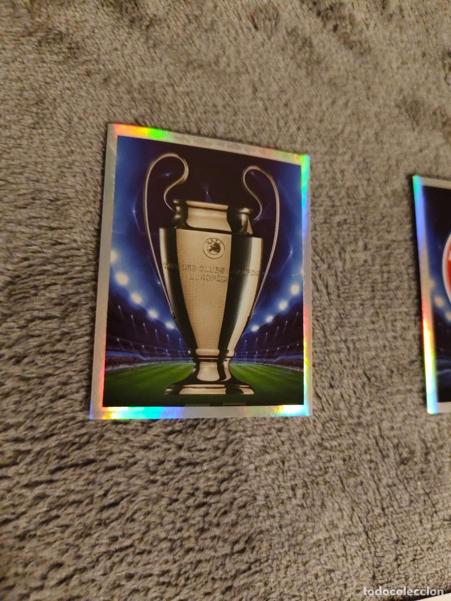 Football Stickers: 4 CHAMPIONS LEAGUE 09 10 PANINI UEFA CHAMPIONS LEAGUE TROPHY 2009 2010 UCL AAA