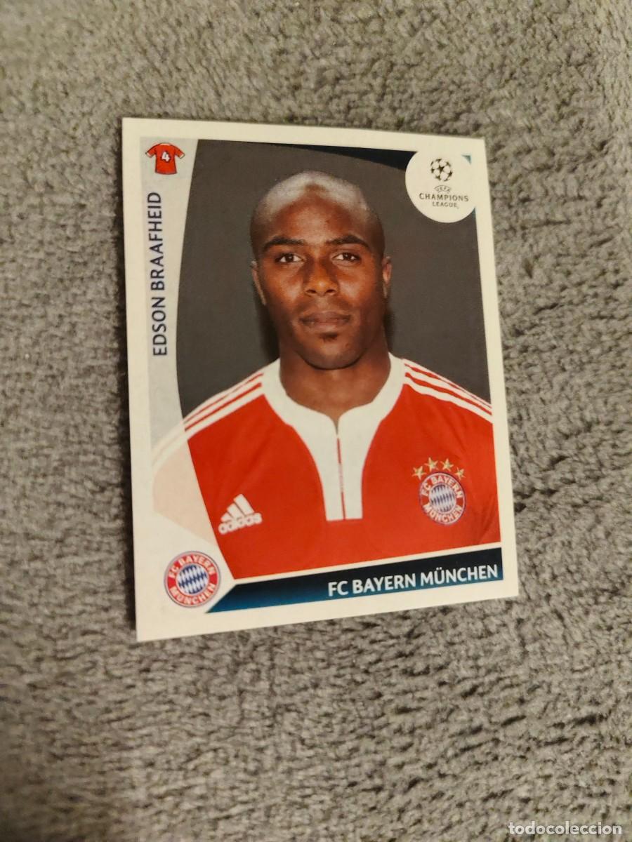 Football Stickers: 10 CHAMPIONS LEAGUE 09 10 PANINI EDSON BRAAFHEID FC BAYERN M&Uuml;NCHEN MUNICH 2009 2010 UCL AAA