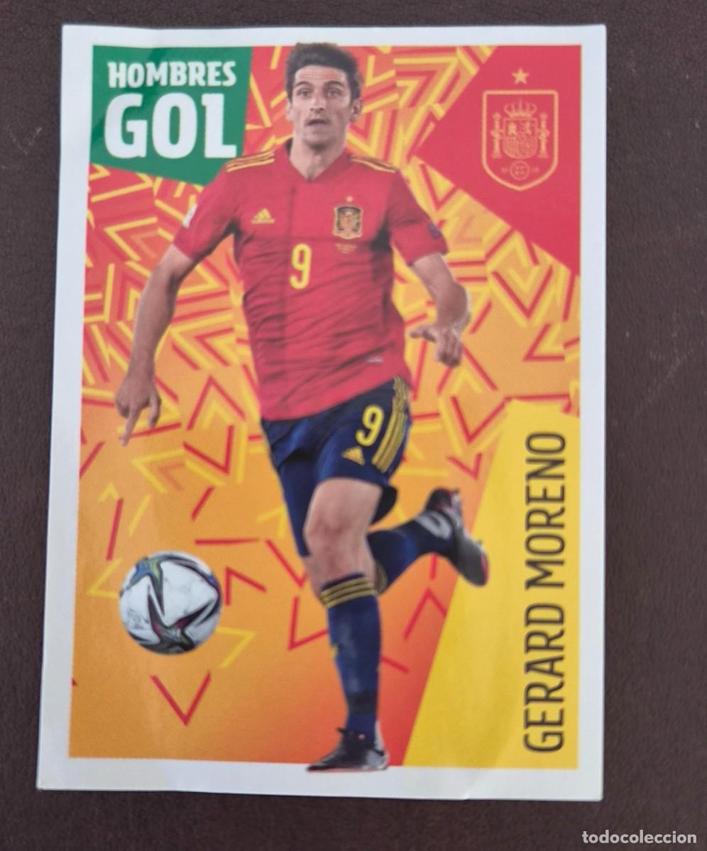 Football Stickers: 40 GERARD MORENO LOS IDOLOS DE LA ROJA ESPA&Ntilde;A CRACKS MUNDIALES 2022 PANINI