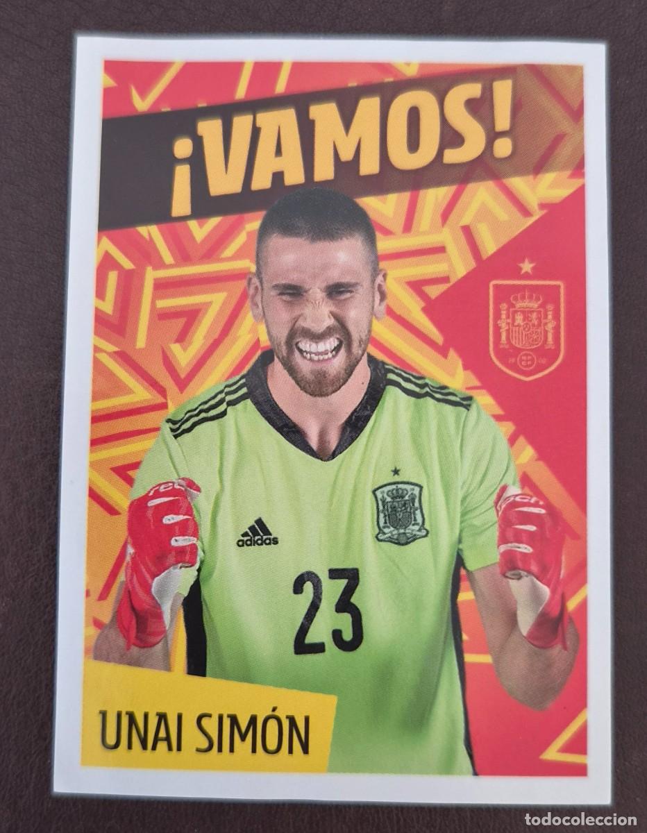 Football Stickers: 7 UNAI SIMON LOS IDOLOS DE LA ROJA ESPA&Ntilde;A CRACKS MUNDIALES 2022 PANINI