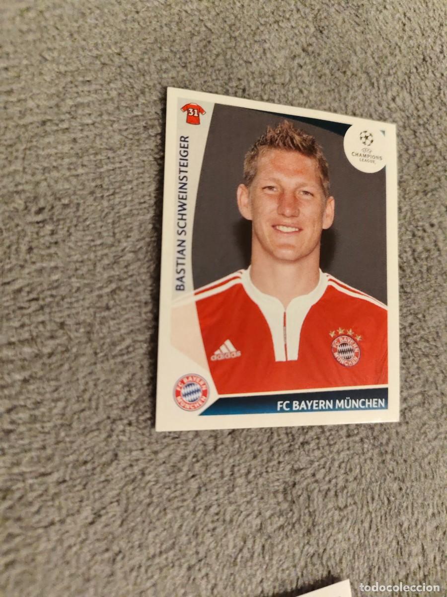 Football Stickers: 14 CHAMPIONS LEAGUE 09 10 PANINI BASTIAN SCHWEINSTEIGER FC BAYERN M&Uuml;NCHEN MUNICH 2009 2010 UCL AAA
