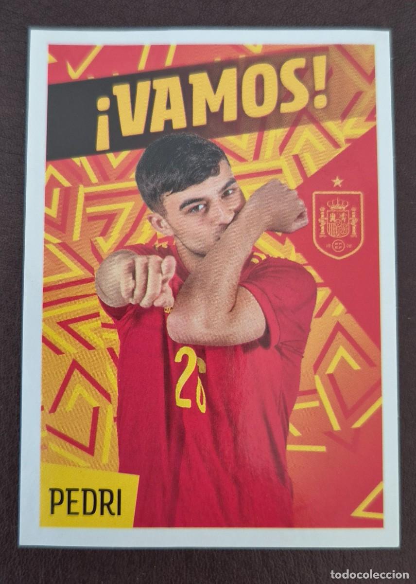 Football Stickers: 30 PEDRI LOS IDOLOS DE LA ROJA ESPA&Ntilde;A CRACKS MUNDIALES 2022 PANINI