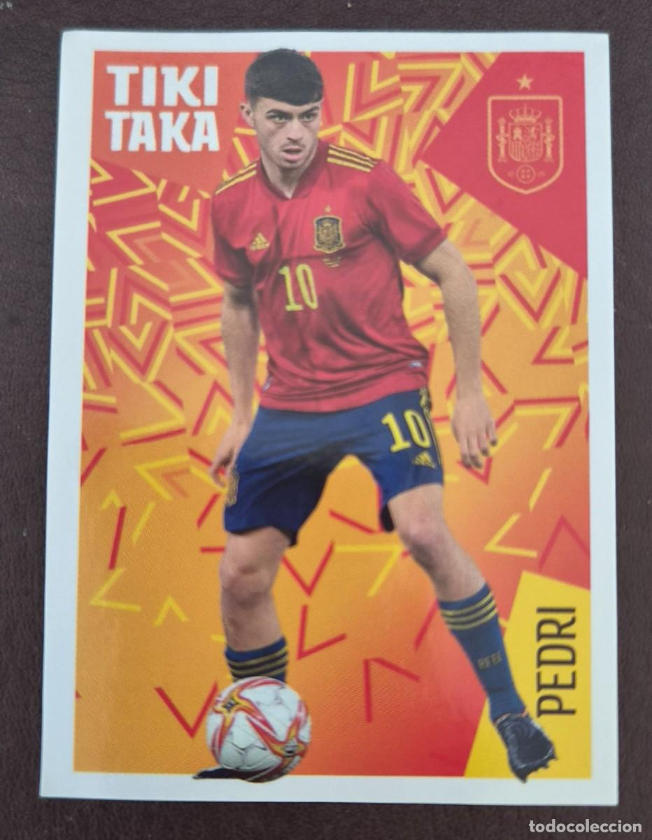 Football Stickers: 31 PEDRI LOS IDOLOS DE LA ROJA ESPA&Ntilde;A CRACKS MUNDIALES 2022 PANINI