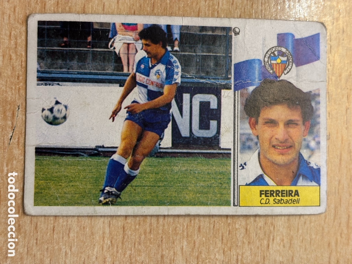 Cromos de Futebol: Ferreira Coloca CD Sabadell Ediciones Este 86-87 1986-1987 sin pegar ver fotos