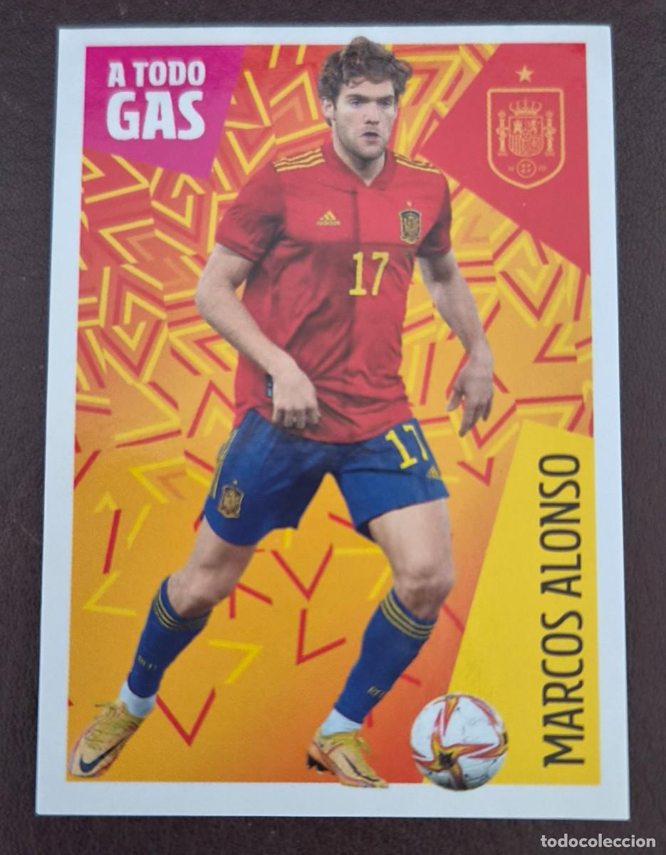 Cromos de Futebol: 15 MARCOS ALONSO LOS IDOLOS DE LA ROJA ESPA&Ntilde;A CRACKS MUNDIALES 2022 PANINI
