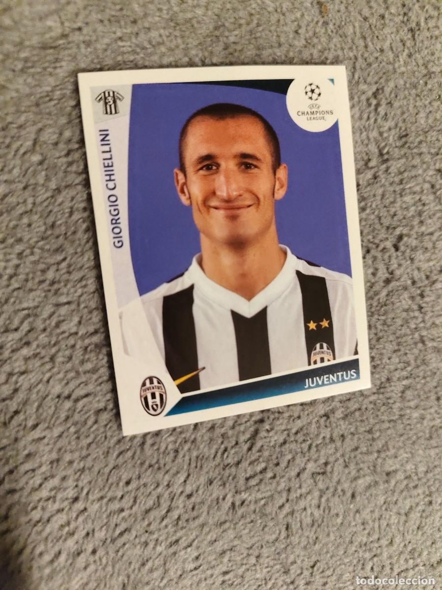 Cromos de Futebol: 25 CHAMPIONS LEAGUE 09 10 PANINI GIORGIO CHIELLINI JUVENTUS 2009 2010 UCL AAA