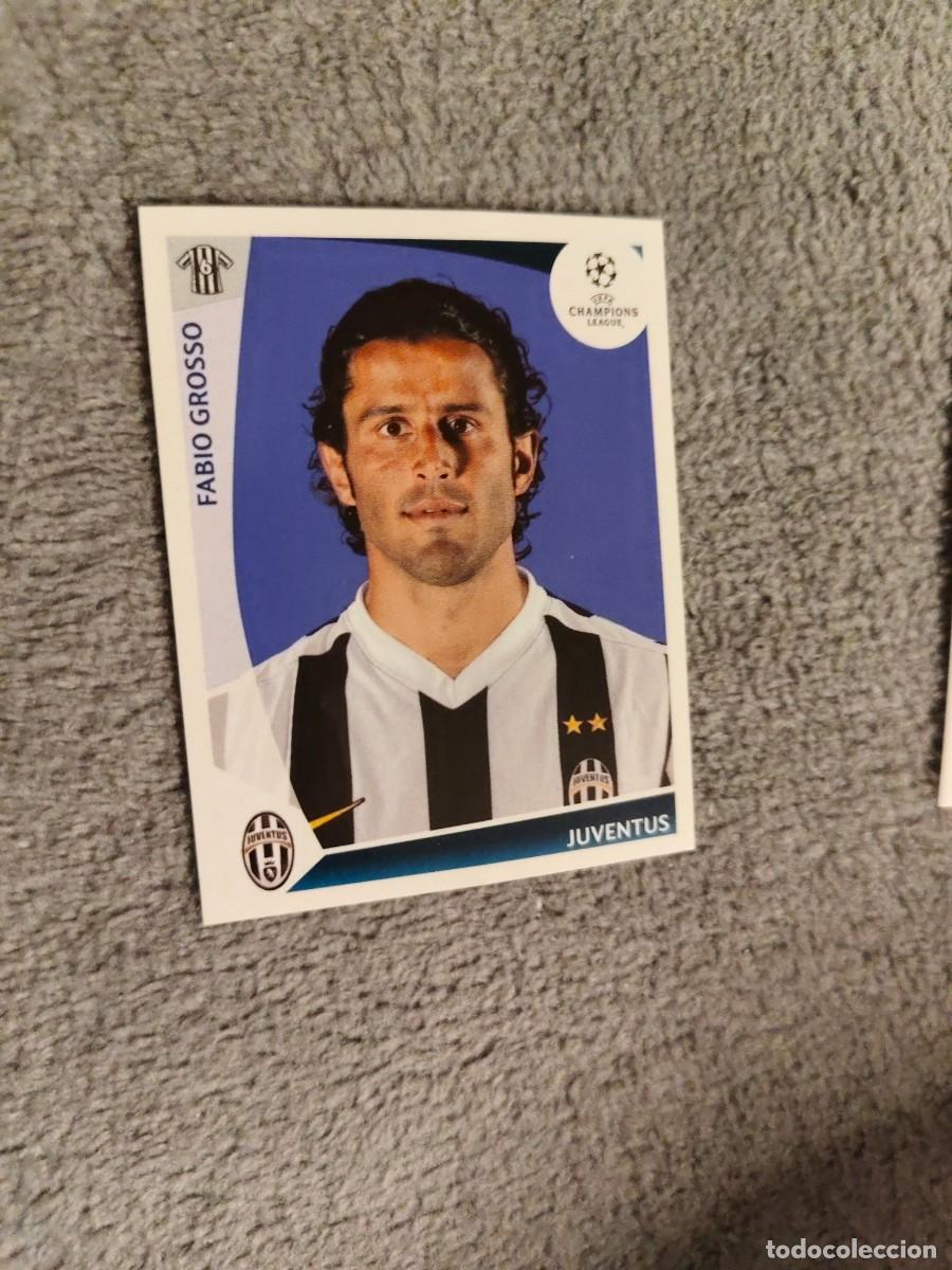 Cromos de Futebol: 26 CHAMPIONS LEAGUE 09 10 PANINI FABIO GROSSO JUVENTUS 2009 2010 UCL AAA
