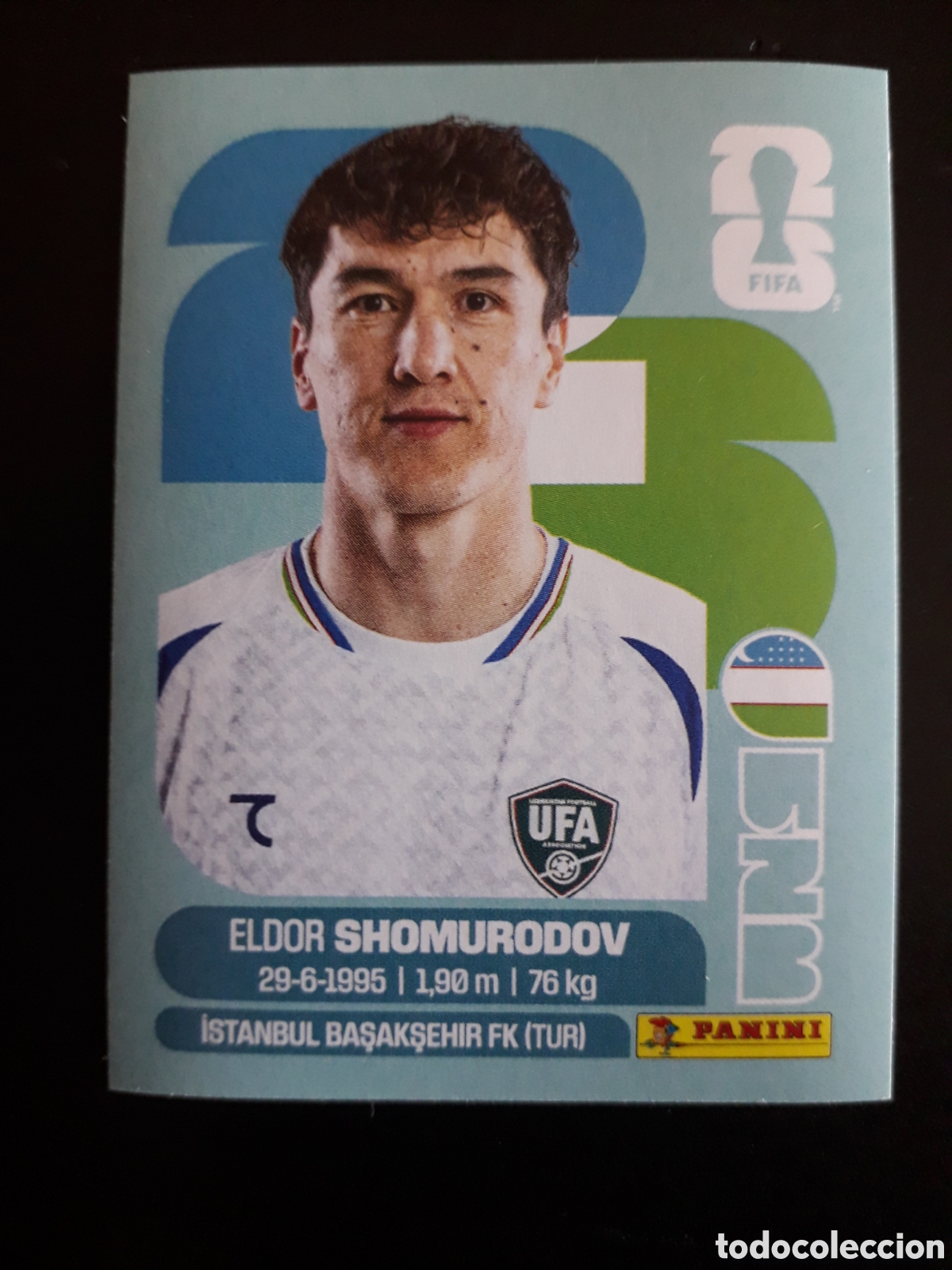 Cromos de f&uacute;tbol: SHOMURDOV UZBEKISTAN UZB 16 MUNDIAL F&Uacute;TBOL 2026 FIFA WORLD CUP PANINI SIN PEGAR PEDIDO M&Iacute;NIMO 3&euro;