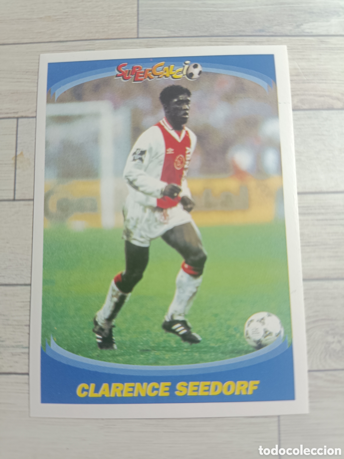 Cromos de f&uacute;tbol: 121 CLARENCE SEEDORF SUPER CALCIO AJAX 1995 1996 PANINI 95 96 CALCIATORI SIN PEGAR