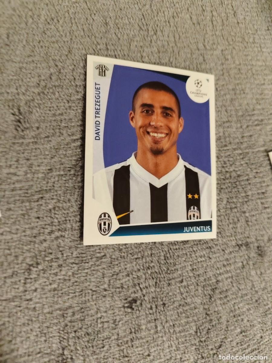 Cromos de f&uacute;tbol: 37 CHAMPIONS LEAGUE 09 10 PANINI DAVID TREZEGUET JUVENTUS 2009 2010 UCL AAA