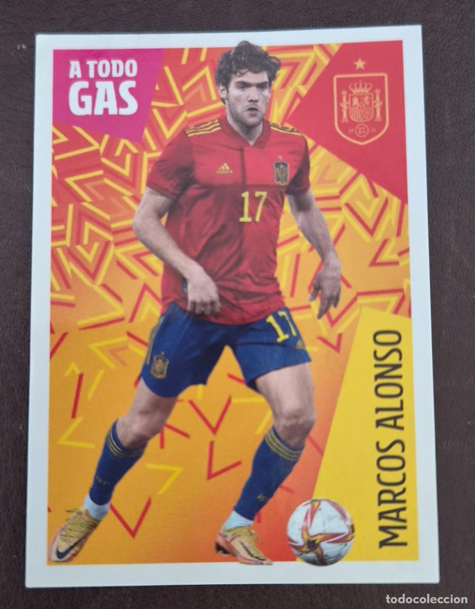 Cromos de f&uacute;tbol: 15 MARCOS ALONSO LOS IDOLOS DE LA ROJA ESPA&Ntilde;A CRACKS MUNDIALES 2022 PANINI