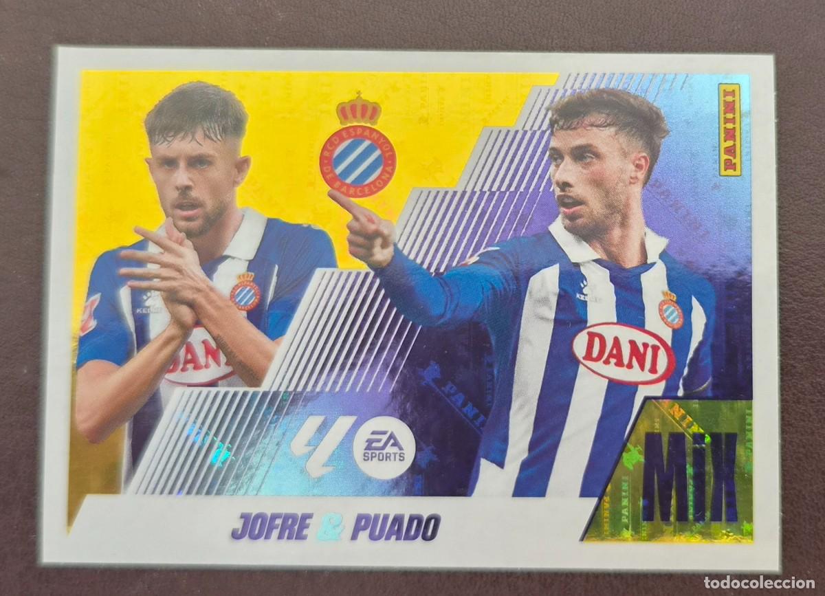 Cromos de f&uacute;tbol: 16 JOFRE Y PUADO ESPA&Ntilde;OL LIGA 2025 2026 PANINI