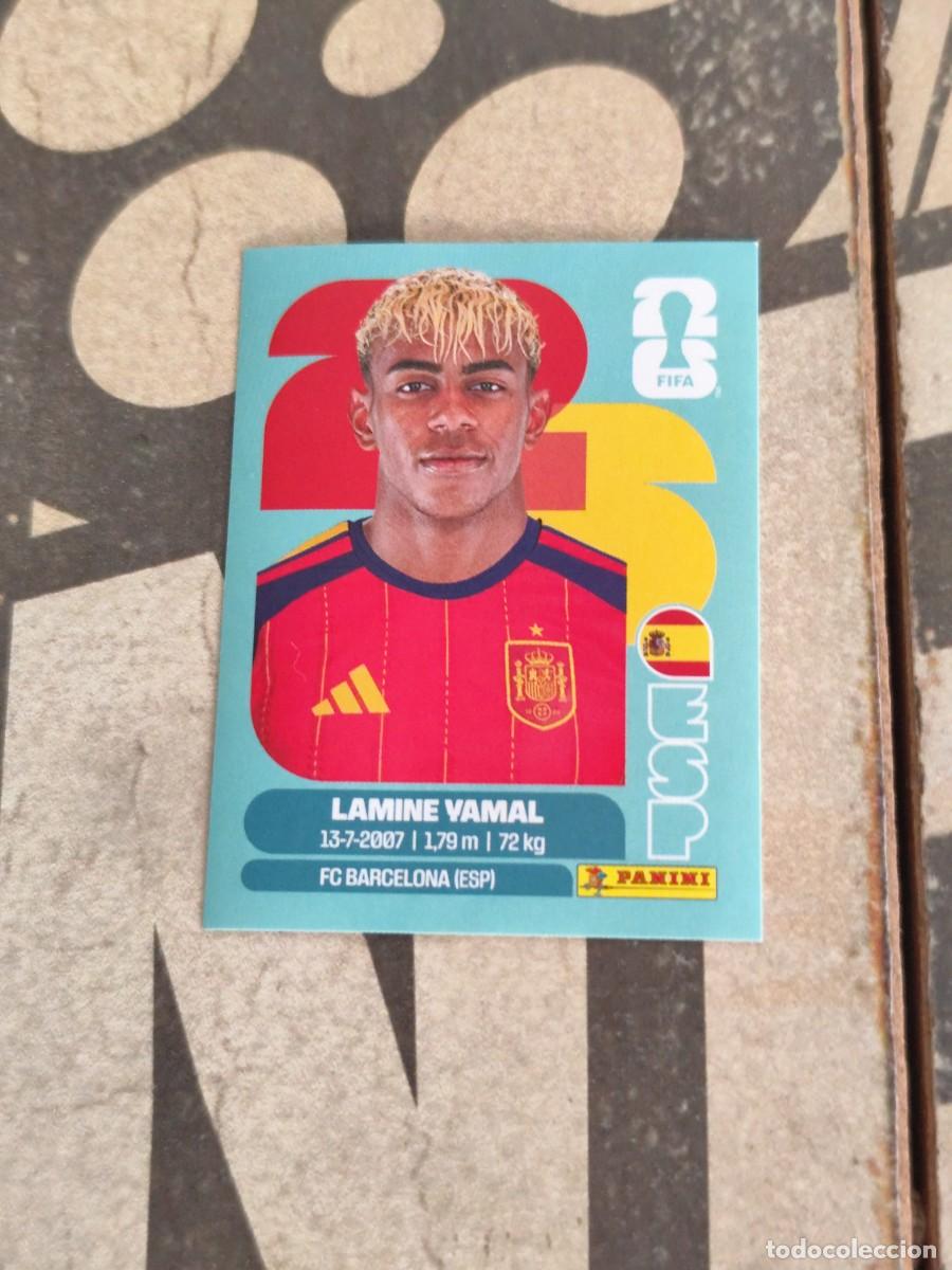 Cromos de f&uacute;tbol: Lamine Yamal 15 Espa&ntilde;a Mundial 2026