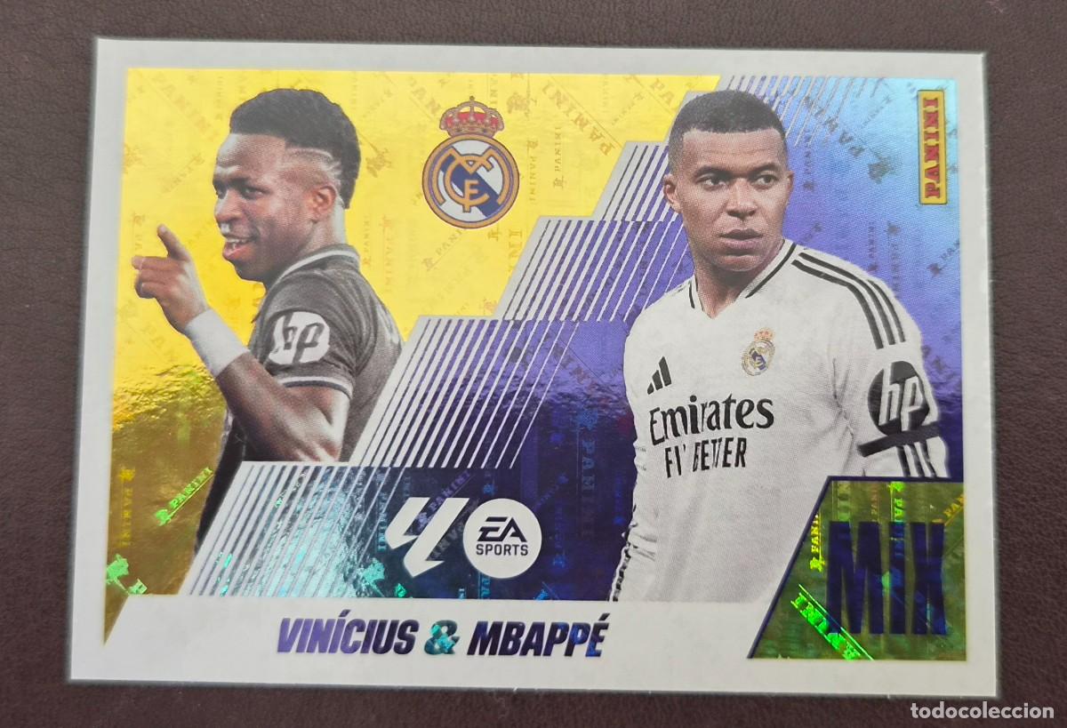 Cromos de Futebol: 22 VINICIUS & MBAPPE REAL MADRID LIGA 2025 2026 PANINI