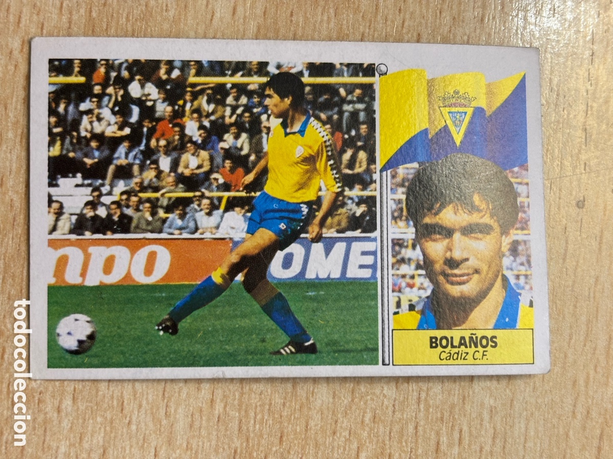Cromos de Futebol: Bola&ntilde;os Baja C&aacute;diz CF Ediciones Este 86-87 1986-1987 sin pegar