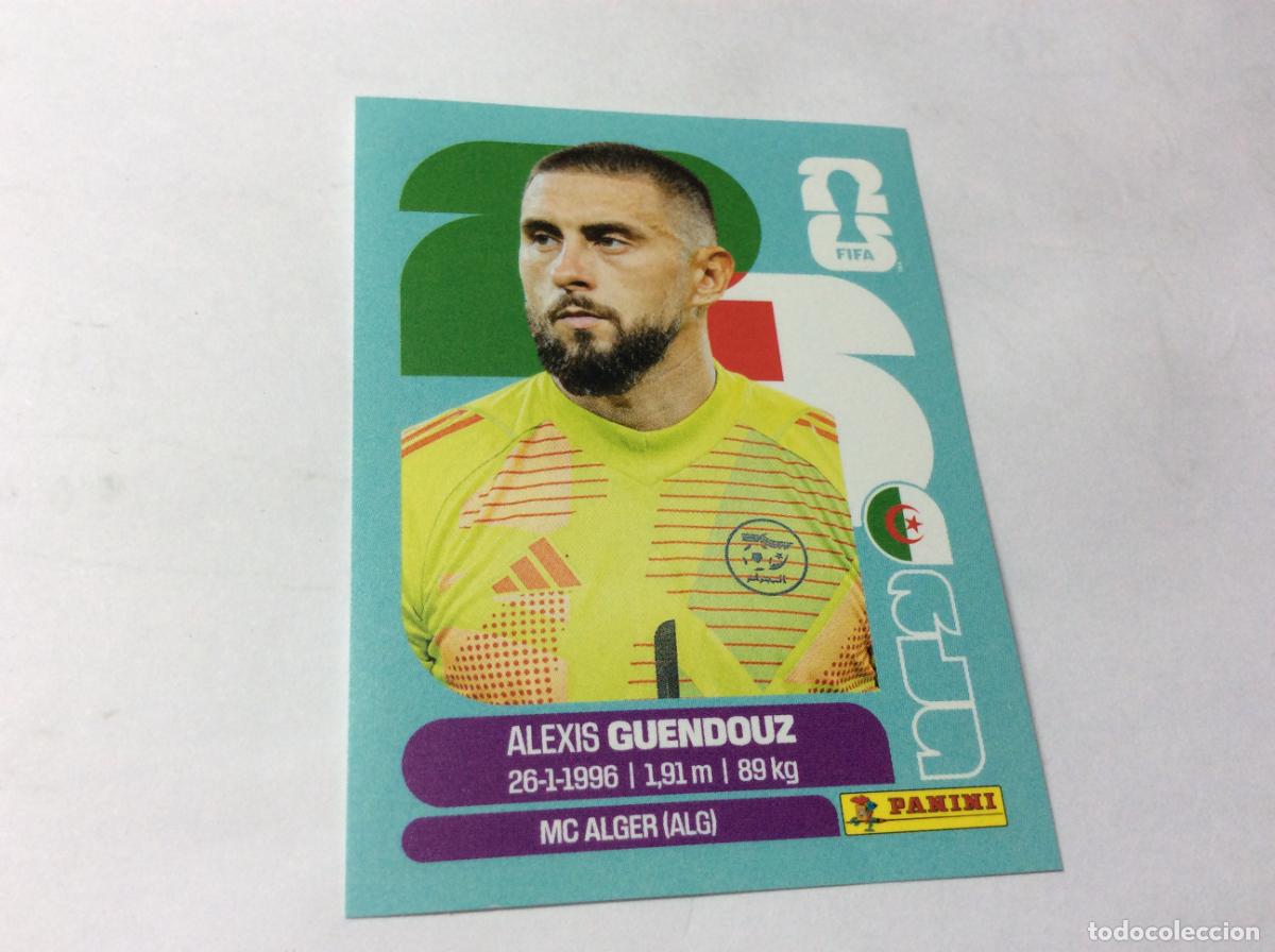 Cromos de Futebol: ALG2 ALG 2 Alexis Guendouz Argelia Cromo Sticker FIFA World Cup 2026 26 Panini