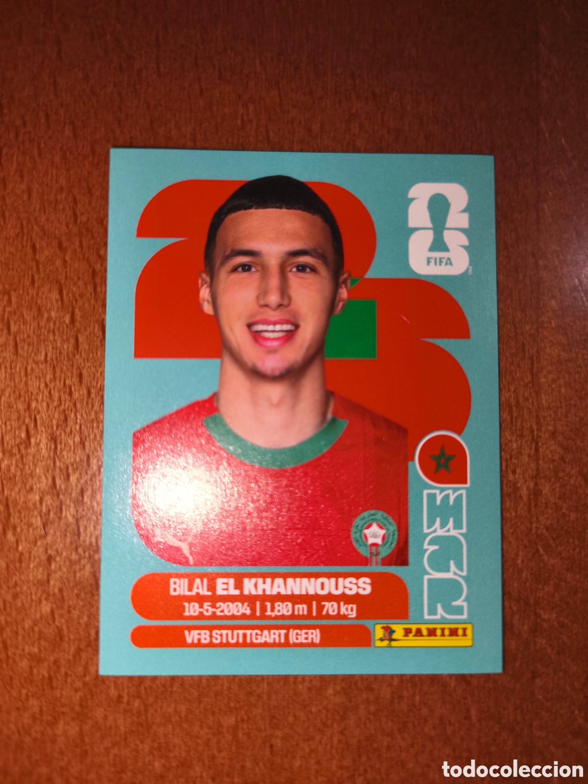Cromos de Futebol: MAR14 Bilal El Khannouss MAR 14 Fifa World Cup 2026 Marruecos
