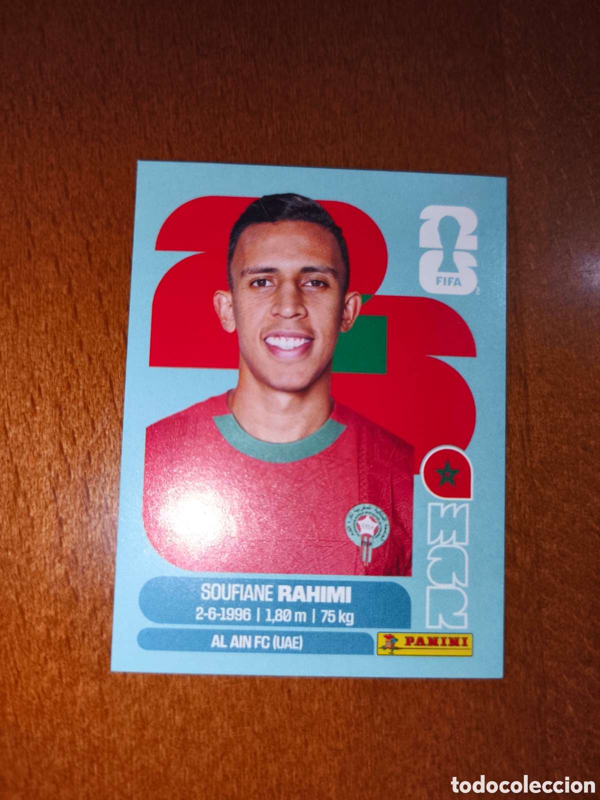 Cromos de Futebol: MAR18 Soufiane Rahimi MAR 18 Fifa World Cup 2026 Marruecos