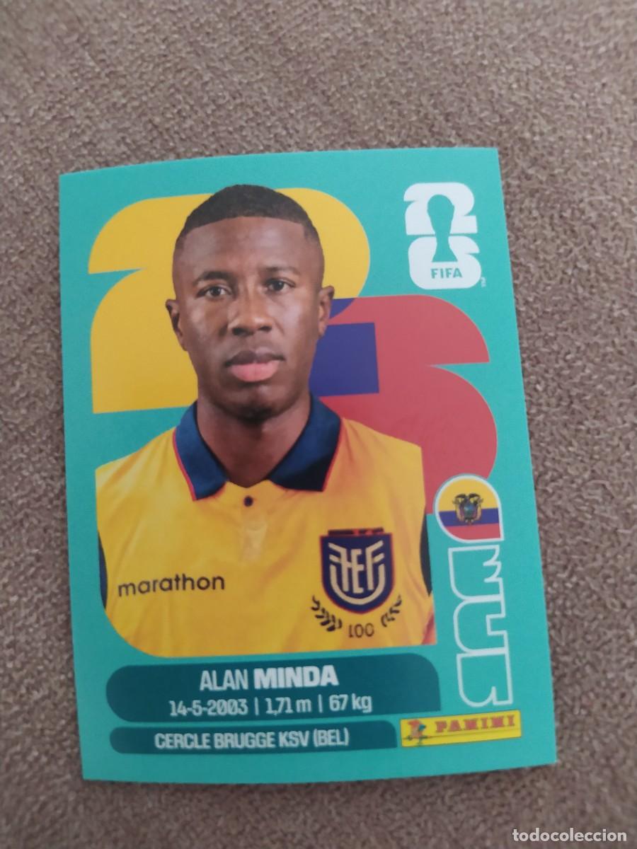 Fu&szlig;ball-Sticker: ECU 18 Alan MINDA Ecuador mundial 2026 panini