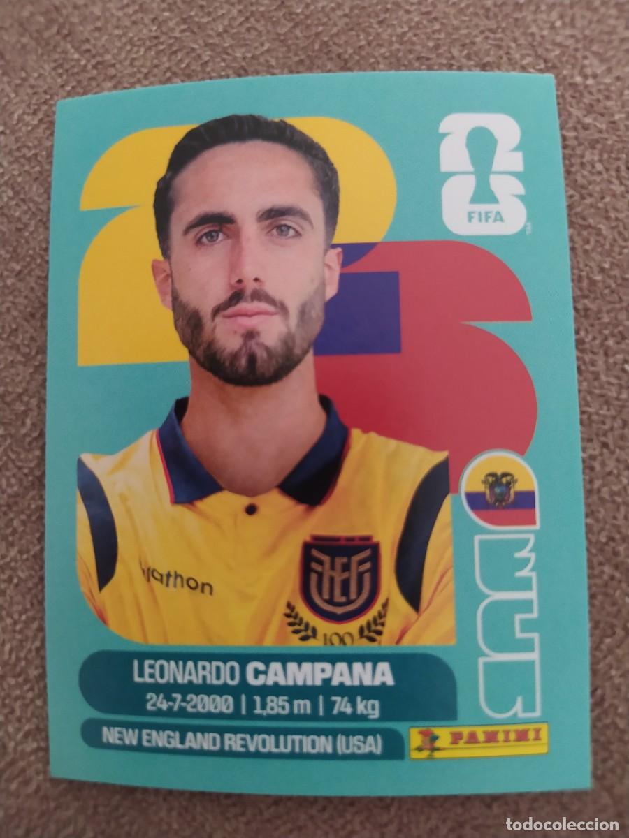 Fu&szlig;ball-Sticker: ECU 15 Leonardo CAMPANA Ecuador mundial 2026 panini