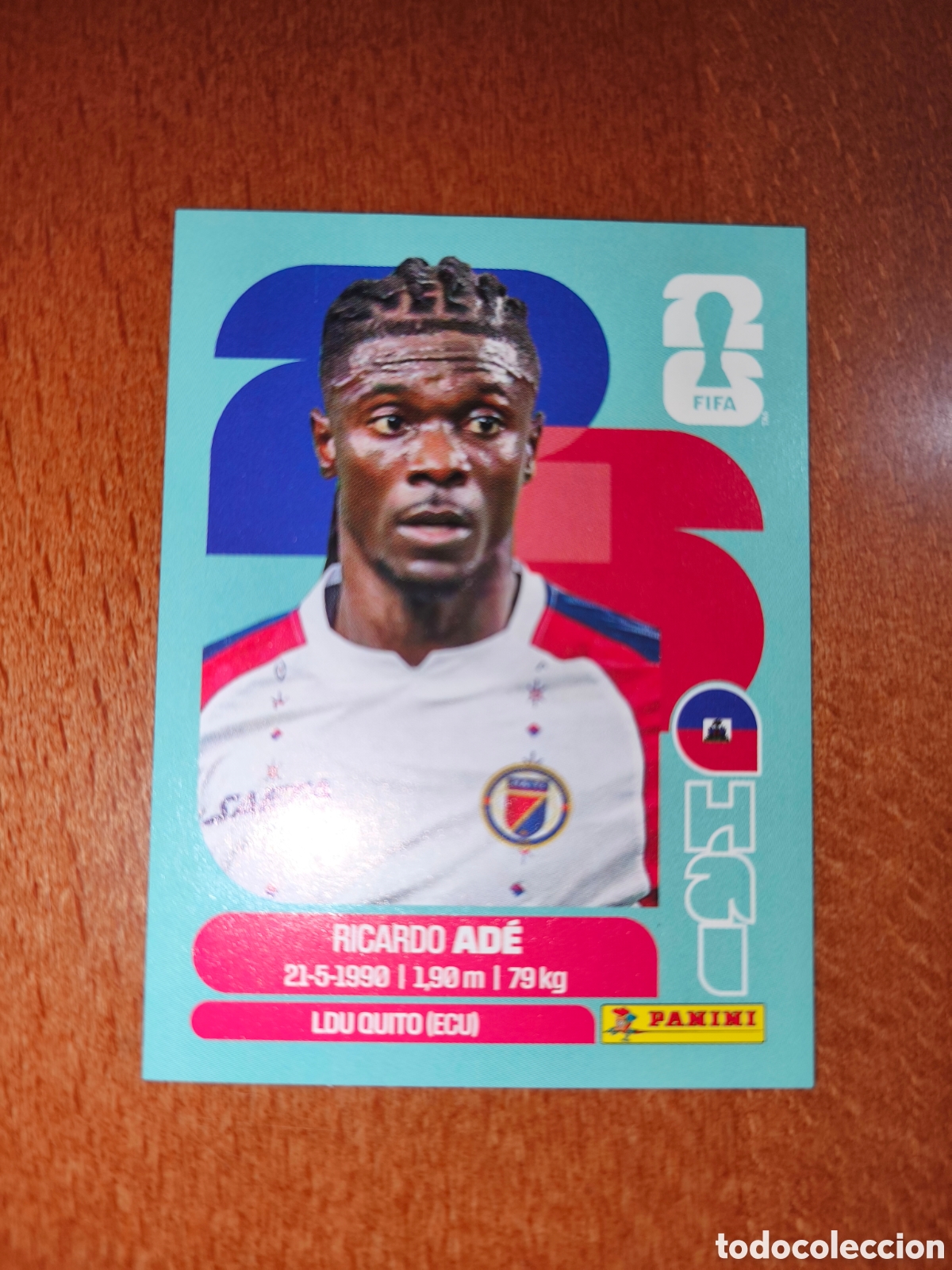 Fu&szlig;ball-Sticker: HAI6 Ricardo Ade HAI 6 Fifa World Cup 2026 Hait&iacute;