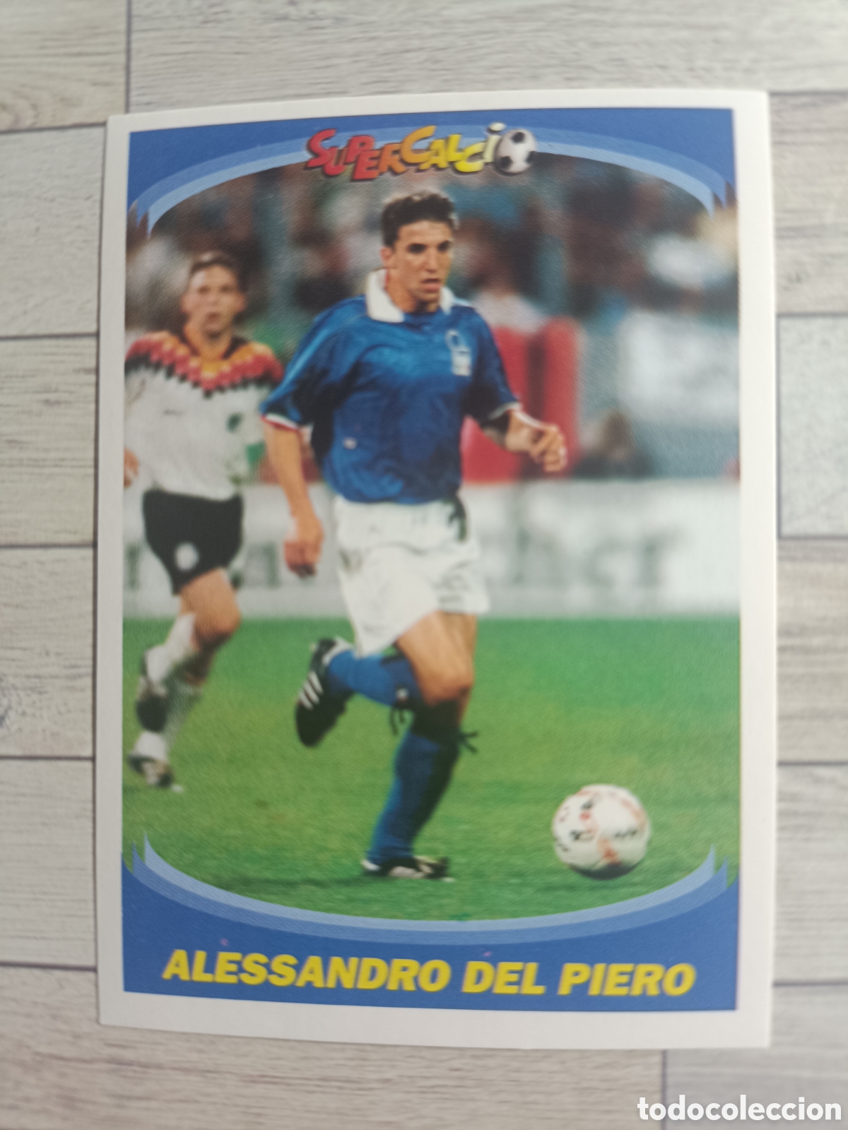 Fu&szlig;ball-Sticker: 138 ALESSANDRO DEL PIERO SUPER CALCIO ITALIA 1995 1996 PANINI 95 96 CALCIATORI SIN PEGAR