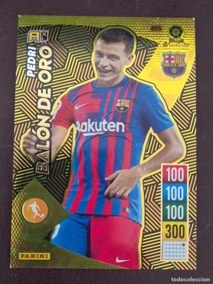 Figurine di Calcio: 465 PEDRI BALON DE ORO FC BARCELONA ADRENALYN 2021 2022 PANINI