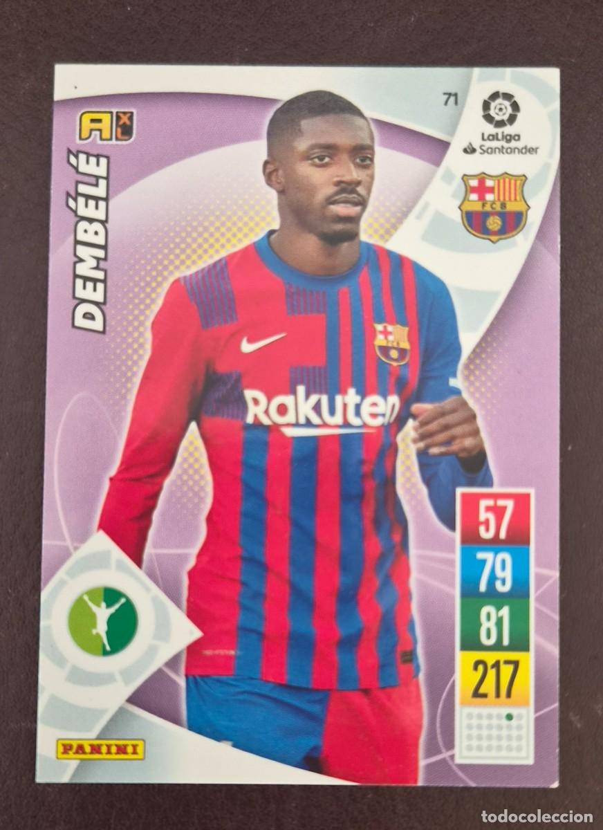 Figurine di Calcio: 71 DEMBELE FC BARCELONA ADRENALYN 2021 2022 PANINI