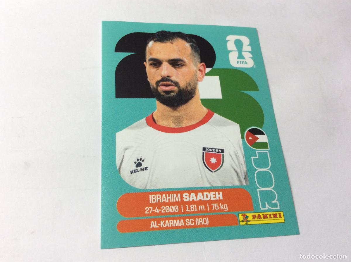 Cromos de f&uacute;tbol: JOR9 JOR 9 Ibrahim Saadeh Jordania Cromo Sticker FIFA World Cup 2026 26 Panini