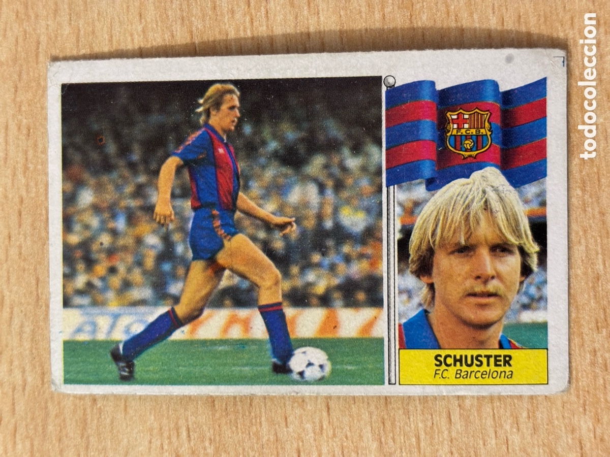 Cromos de Futebol: Schuster Coloca FC Barcelona Ediciones Este 86-87 1986-1987 sin pegar