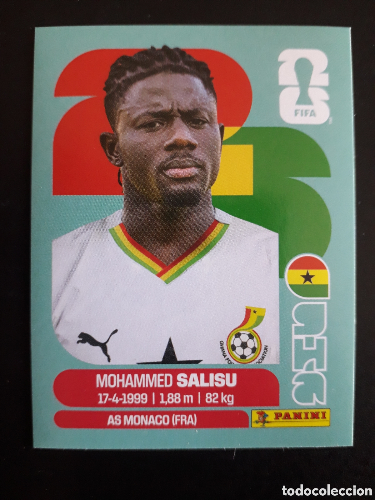 Cromos de Futebol: SALISU GHANA GHA 4 MUNDIAL F&Uacute;TBOL 2026 FIFA WORLD CUP PANINI SIN PEGAR PEDIDO M&Iacute;NIMO 3&euro;