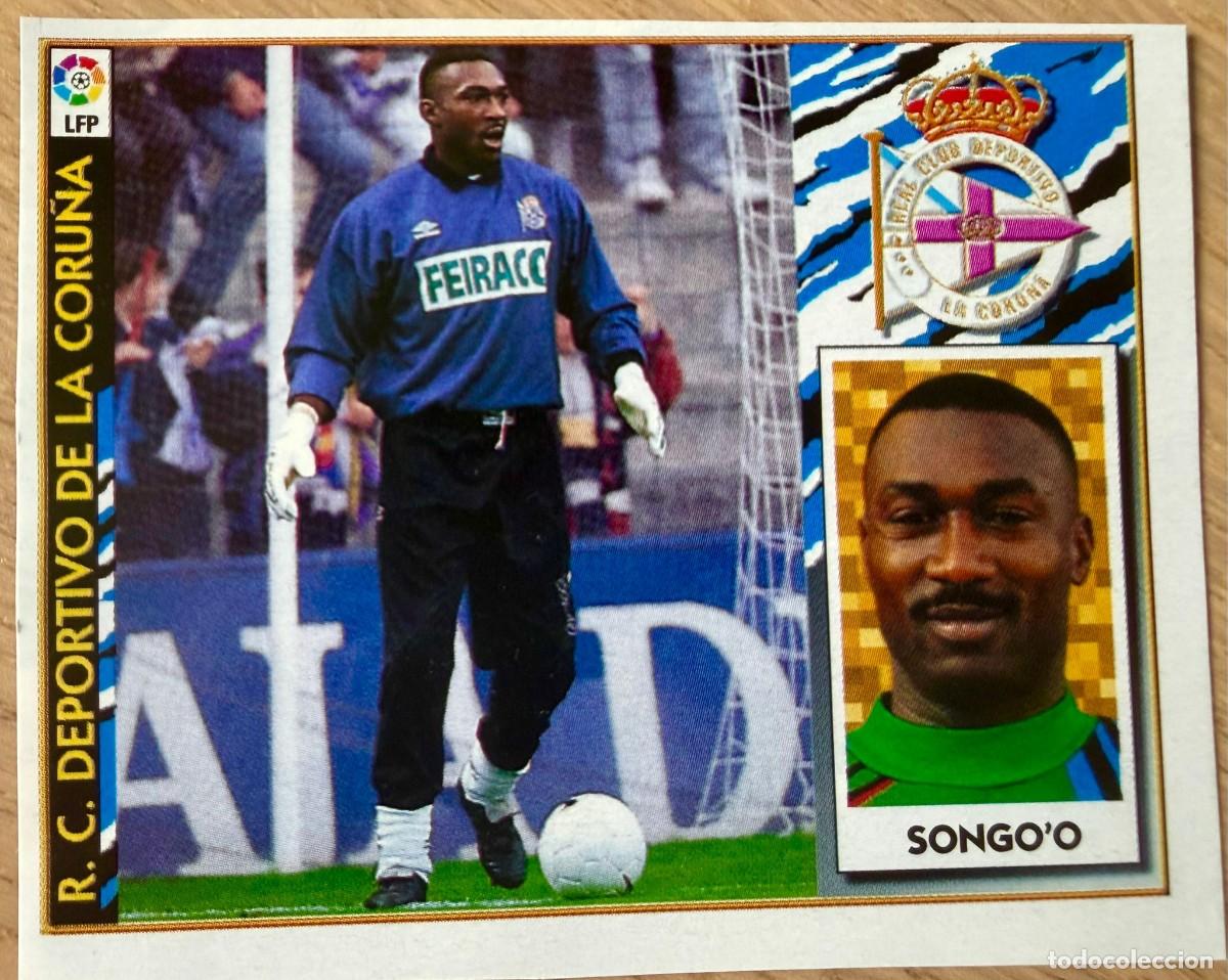 Cromos de f&uacute;tbol: SONGO&acute;O DEPORTIVO CORU&Ntilde;A 97 98 1997 1998 LIGA EDICIONES ESTE RECORTADO STICKER