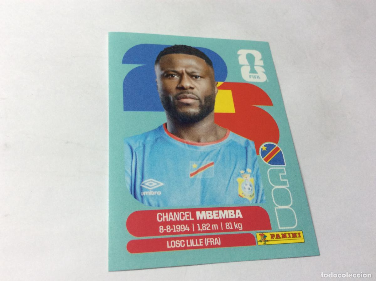 Cromos de f&uacute;tbol: COD6 COD 6 Chancel Mbemba Congo Cromo Sticker FIFA World Cup 2026 26 Panini