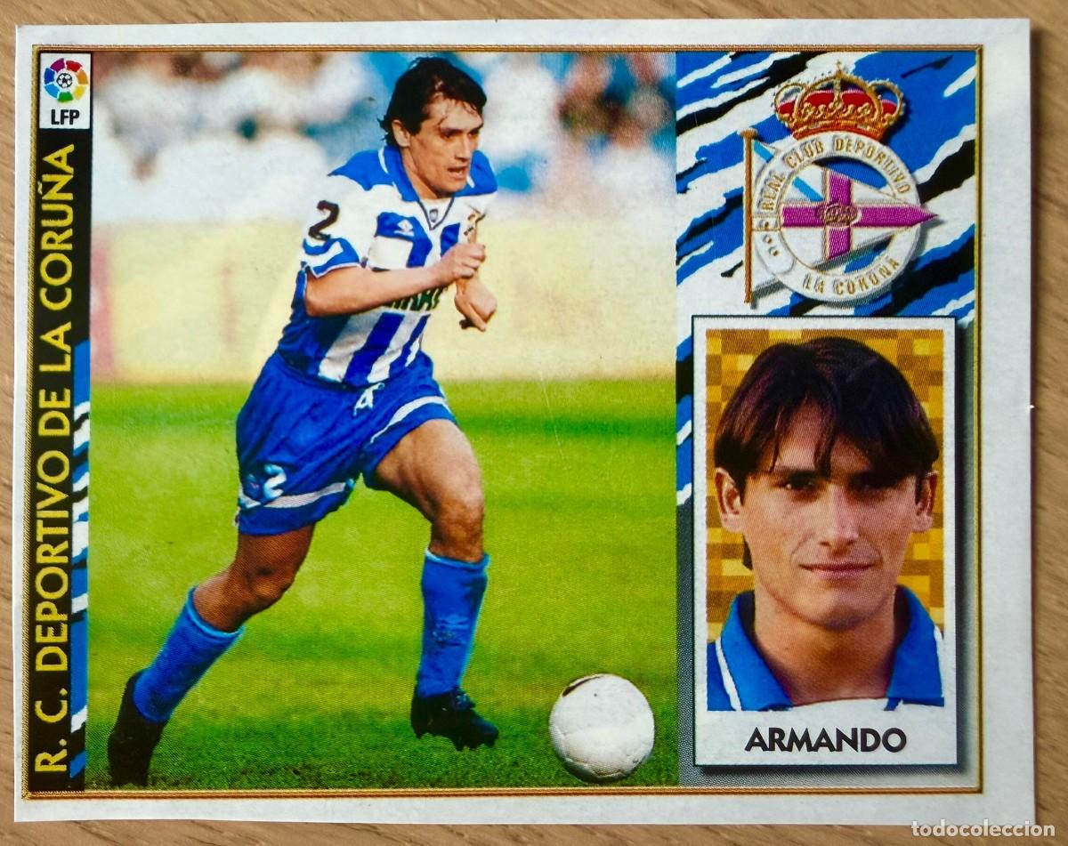 Cromos de f&uacute;tbol: ARMANDO DEPORTIVO CORU&Ntilde;A 97 98 1997 1998 LIGA EDICIONES ESTE RECORTADO STICKER