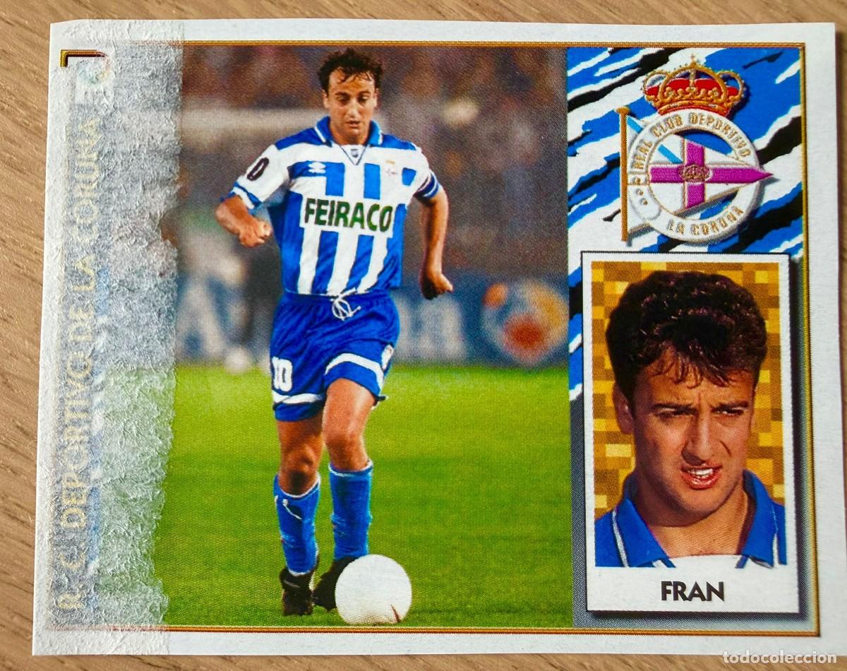 Cromos de f&uacute;tbol: FRAN DEPORTIVO CORU&Ntilde;A 97 98 1997 1998 LIGA EDICIONES ESTE RECORTADO STICKER