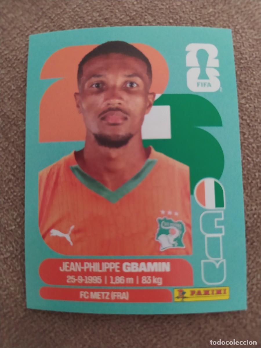 Cromos de f&uacute;tbol: CIV 14 Jean-philippe GBAMIN Costa de Marfil mundial 2026 panini