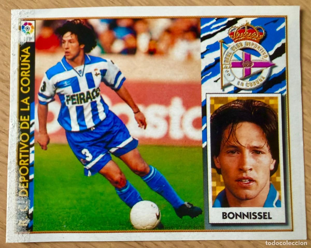 Cromos de f&uacute;tbol: BONNISSEL DEPORTIVO CORU&Ntilde;A 97 98 1997 1998 LIGA EDICIONES ESTE RECORTADO STICKER