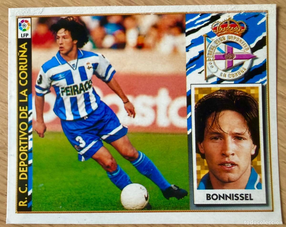 Cromos de f&uacute;tbol: BONNISSEL DEPORTIVO CORU&Ntilde;A 97 98 1997 1998 LIGA EDICIONES ESTE RECORTADO STICKER