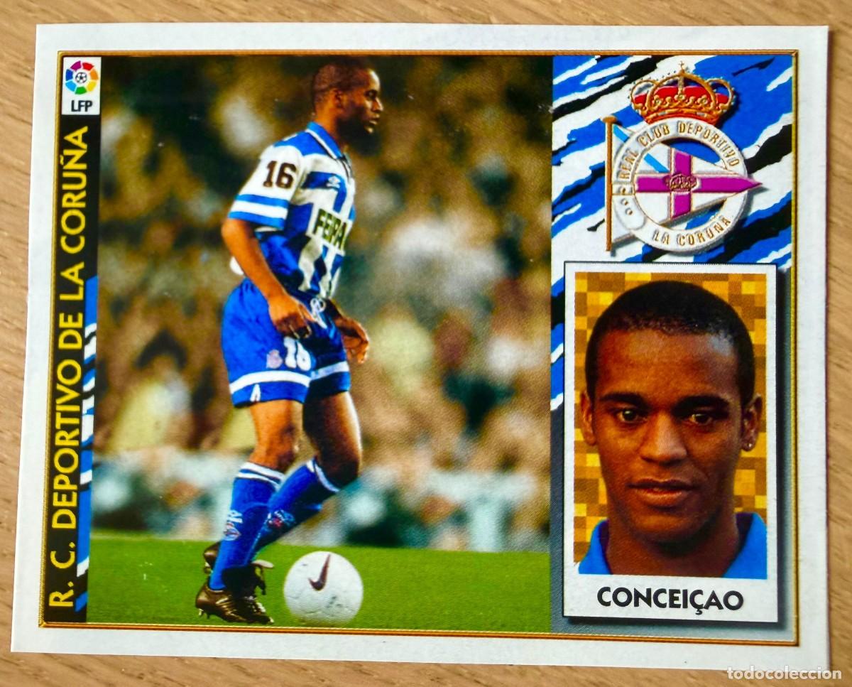 Cromos de f&uacute;tbol: CONCEI&Ccedil;AO DEPORTIVO CORU&Ntilde;A 97 98 1997 1998 LIGA EDICIONES ESTE RECORTADO STICKER