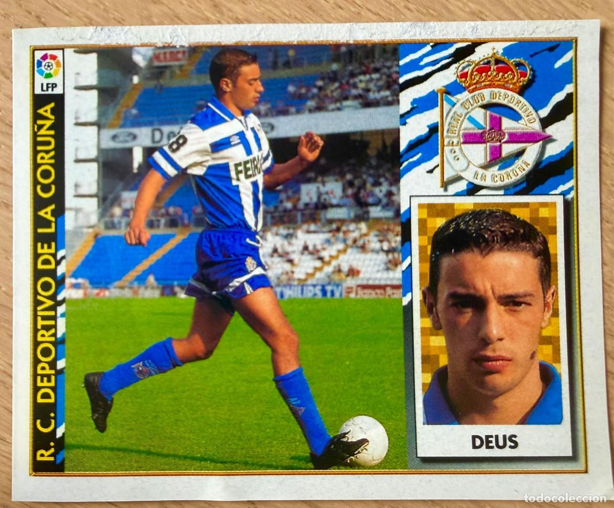 Cartes &agrave; collectionner de Football: DEUS DEPORTIVO CORU&Ntilde;A 97 98 1997 1998 LIGA EDICIONES ESTE RECORTADO STICKER